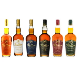 Weller Complete Set of 6 Bottles 750ML W L Weller Bourbon Collection
