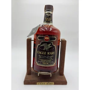 Eagle Rare 101 Proof 10 Year Kentucky Straight Bourbon 1978 1.75L with wooden swing cradle